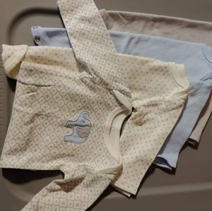 Lot of 0-3m PJs and onesies